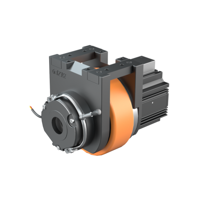 Horizontal drive wheel without steering