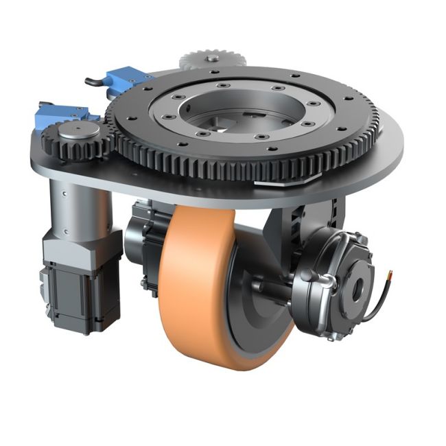 Parallel Horizontal Drive Wheel With Steering